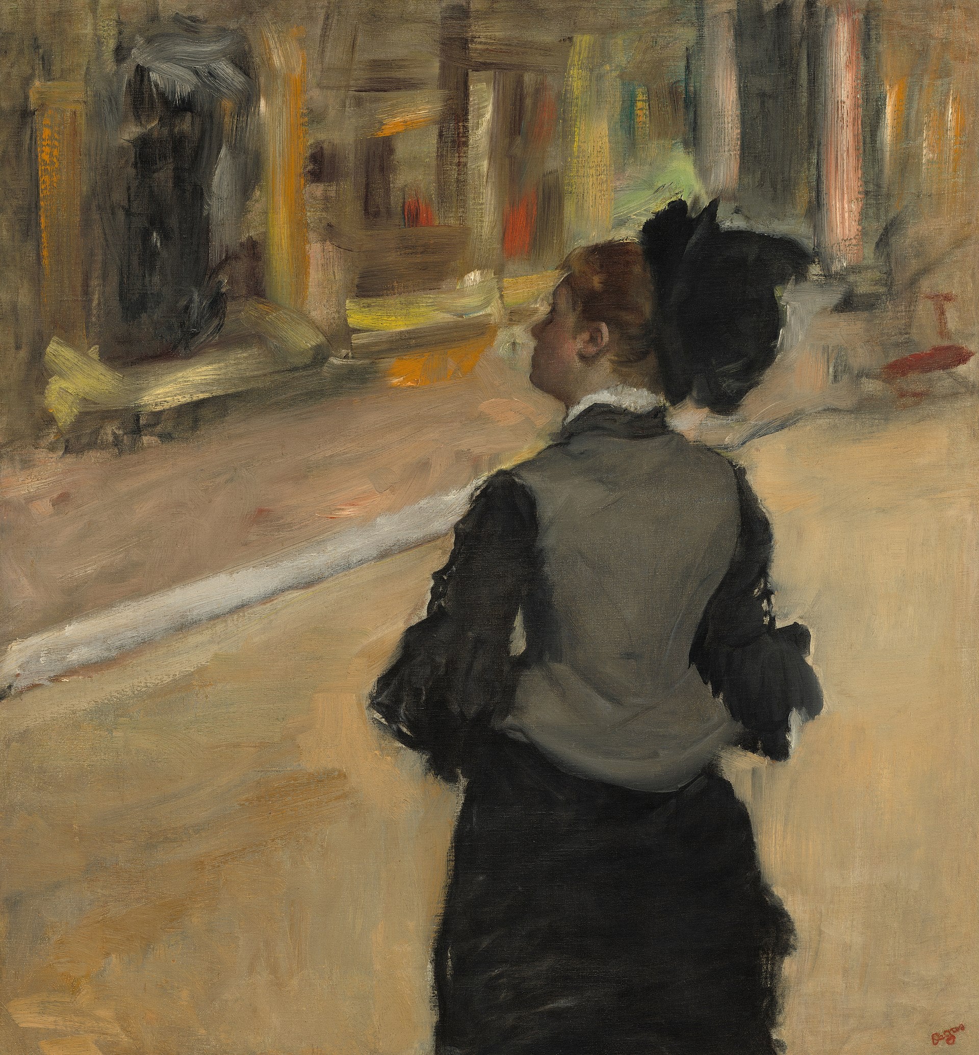 Besøket på museet - Edgar Degas