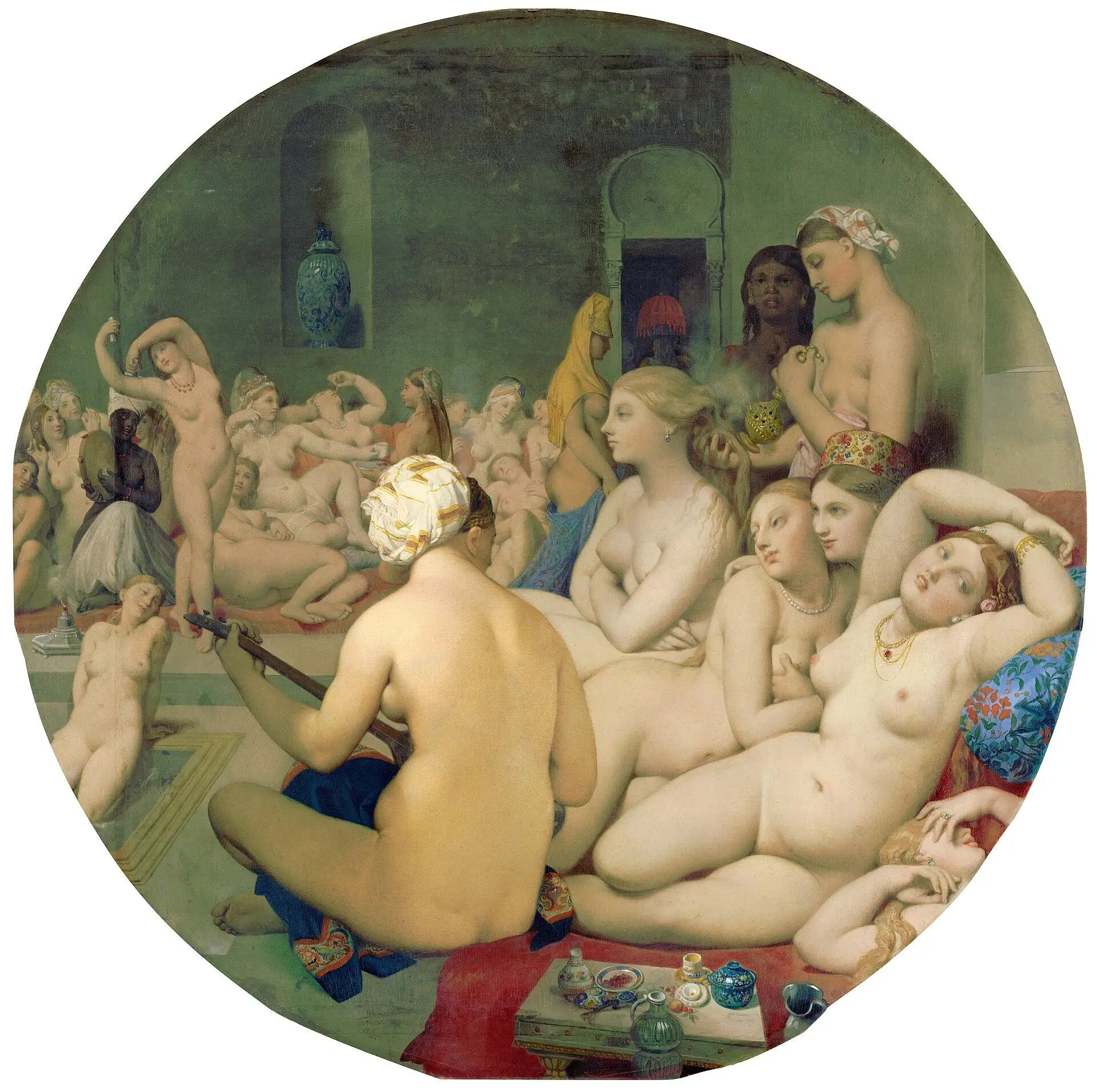 Le Bain turc - Jean-Auguste-Dominique Ingres - Alpha Reproduction