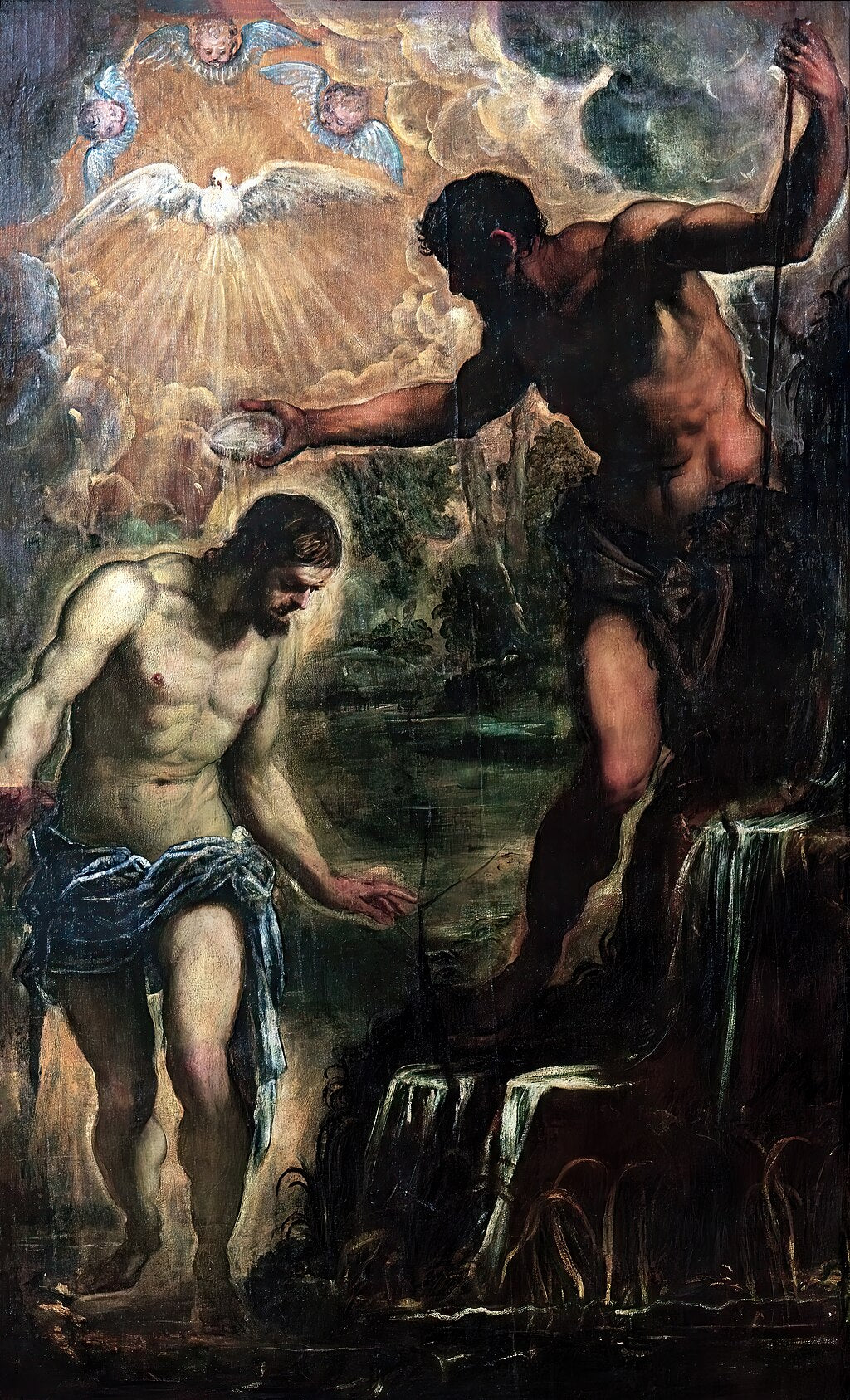 Le Baptême du Christ - Jacopo Tintoretto - Alpha Reproduction