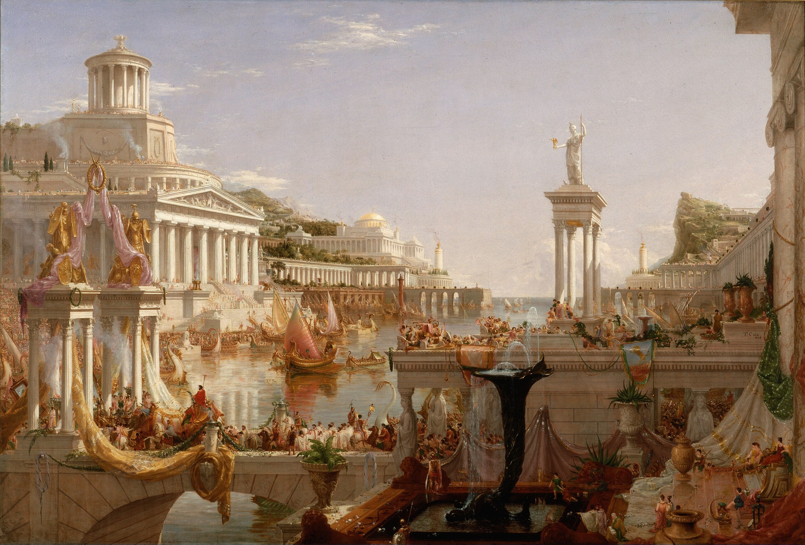 Le Cours de l'Empire : Consommation - Thomas Cole