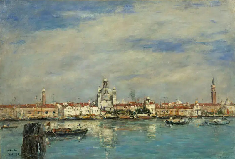 Den Store Kanalen, Venezia - Eugène Boudin