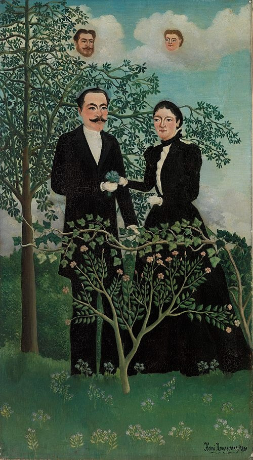 Le Passé et le Présent - Henri Rousseau