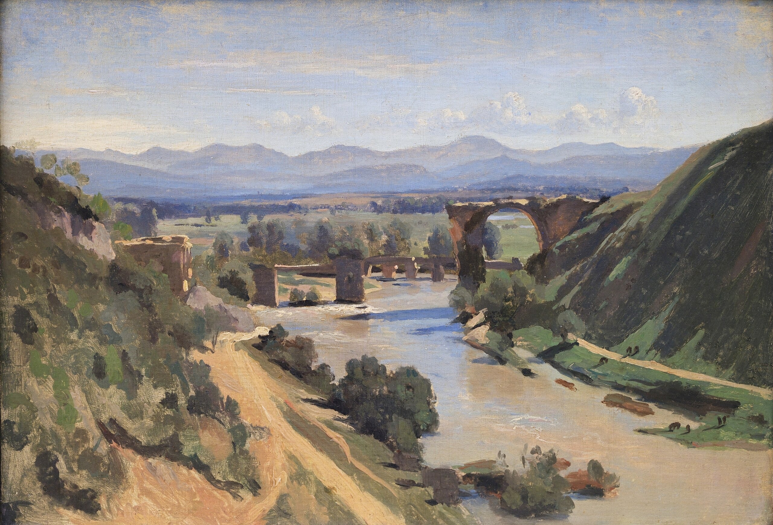 Le Pont de Narni - Jean-Baptiste Camille Corot