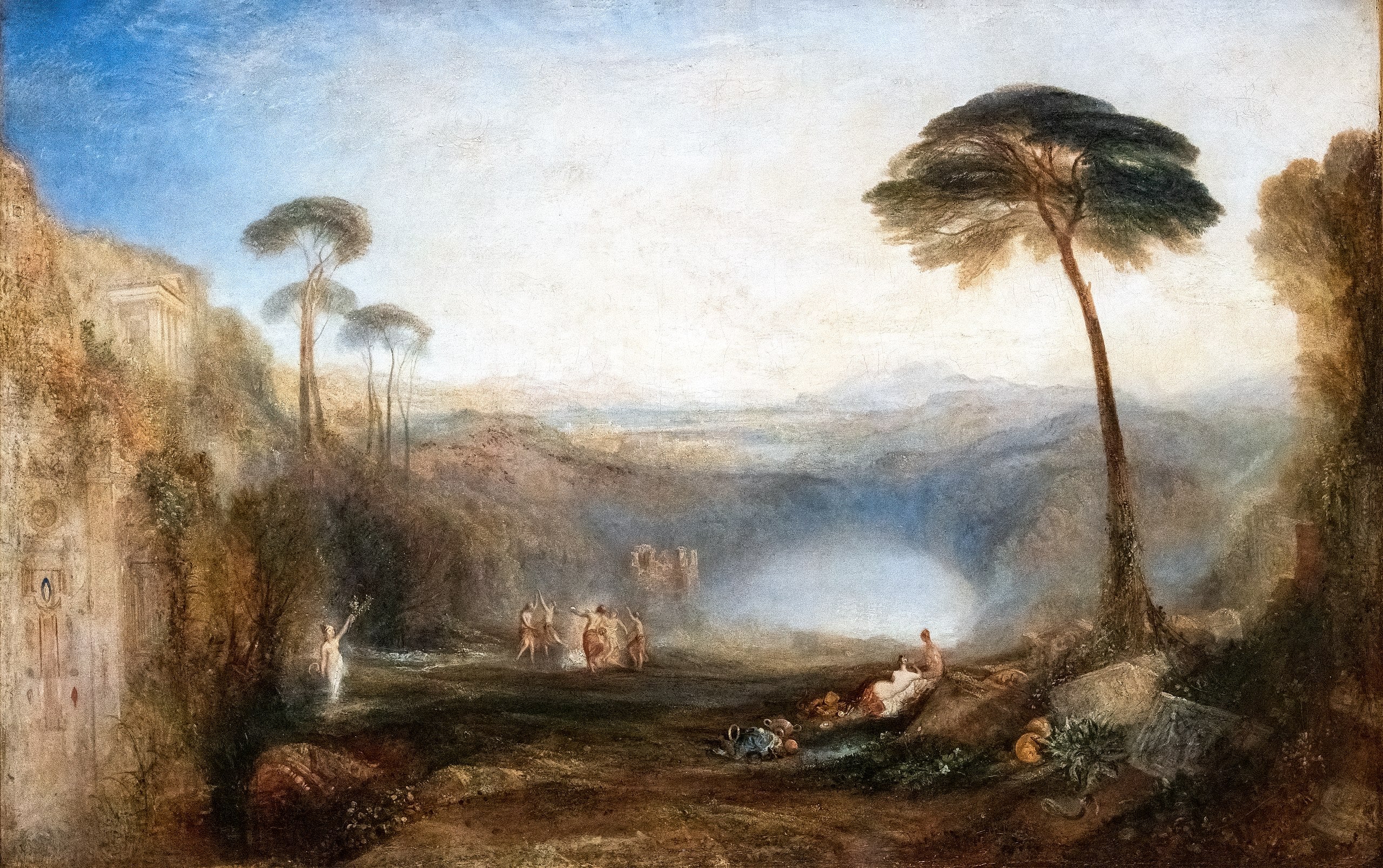Reproduction du tableau « Le Rameau d'or - J. M. W. Turner » par Alpha Reproduction en peinture à l’huile