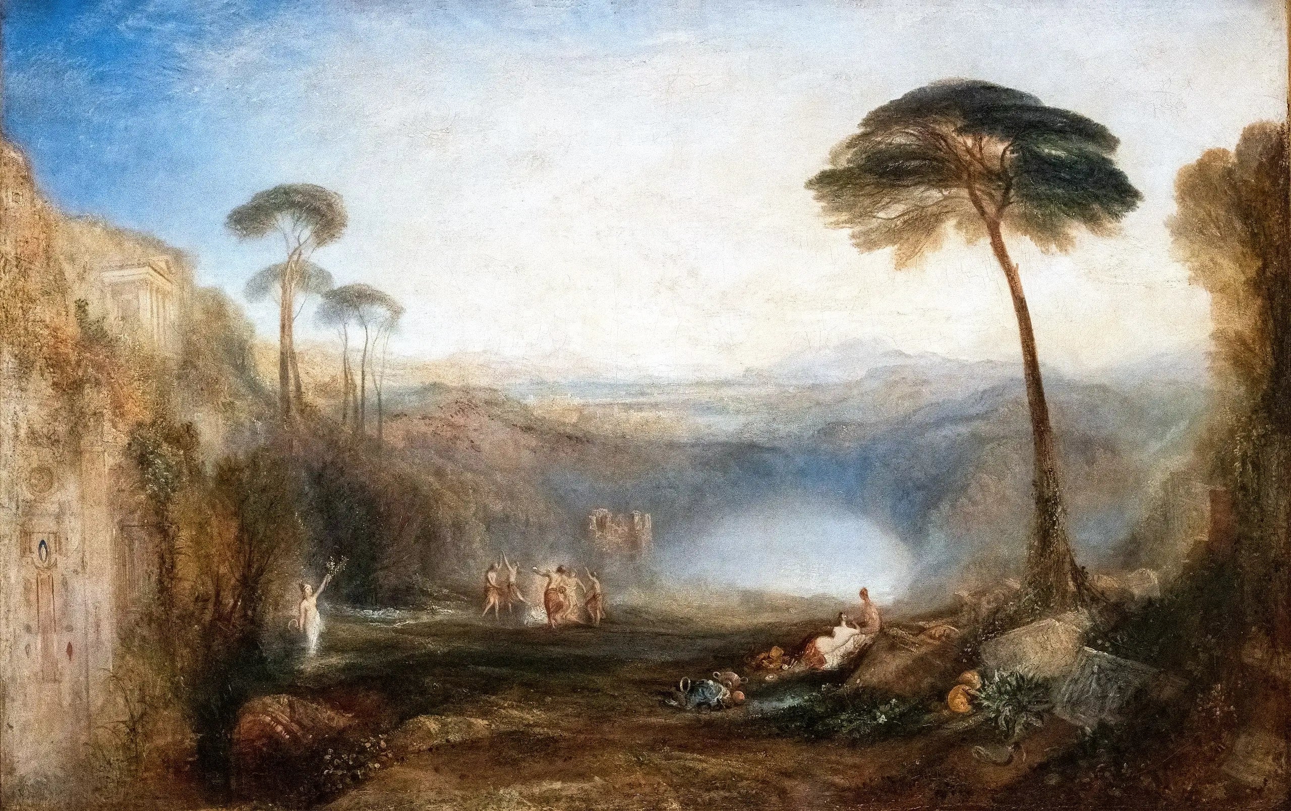 Reproduction du tableau « Le Rameau d'or - J. M. W. Turner » par Alpha Reproduction en peinture à l’huile