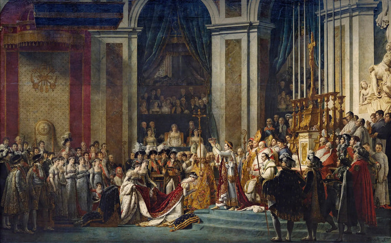 Napoléons kroning - Jacques-Louis David