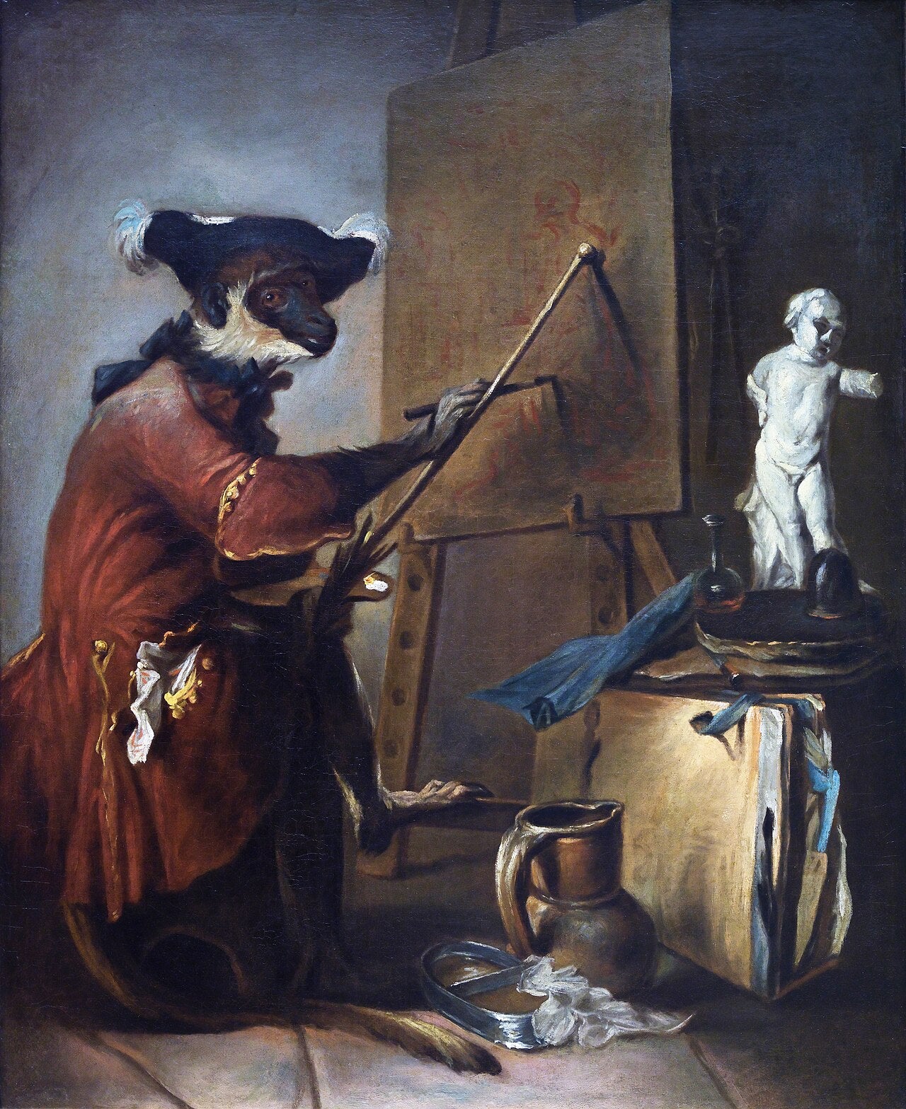 Le Singe peintre - Jean Siméon Chardin