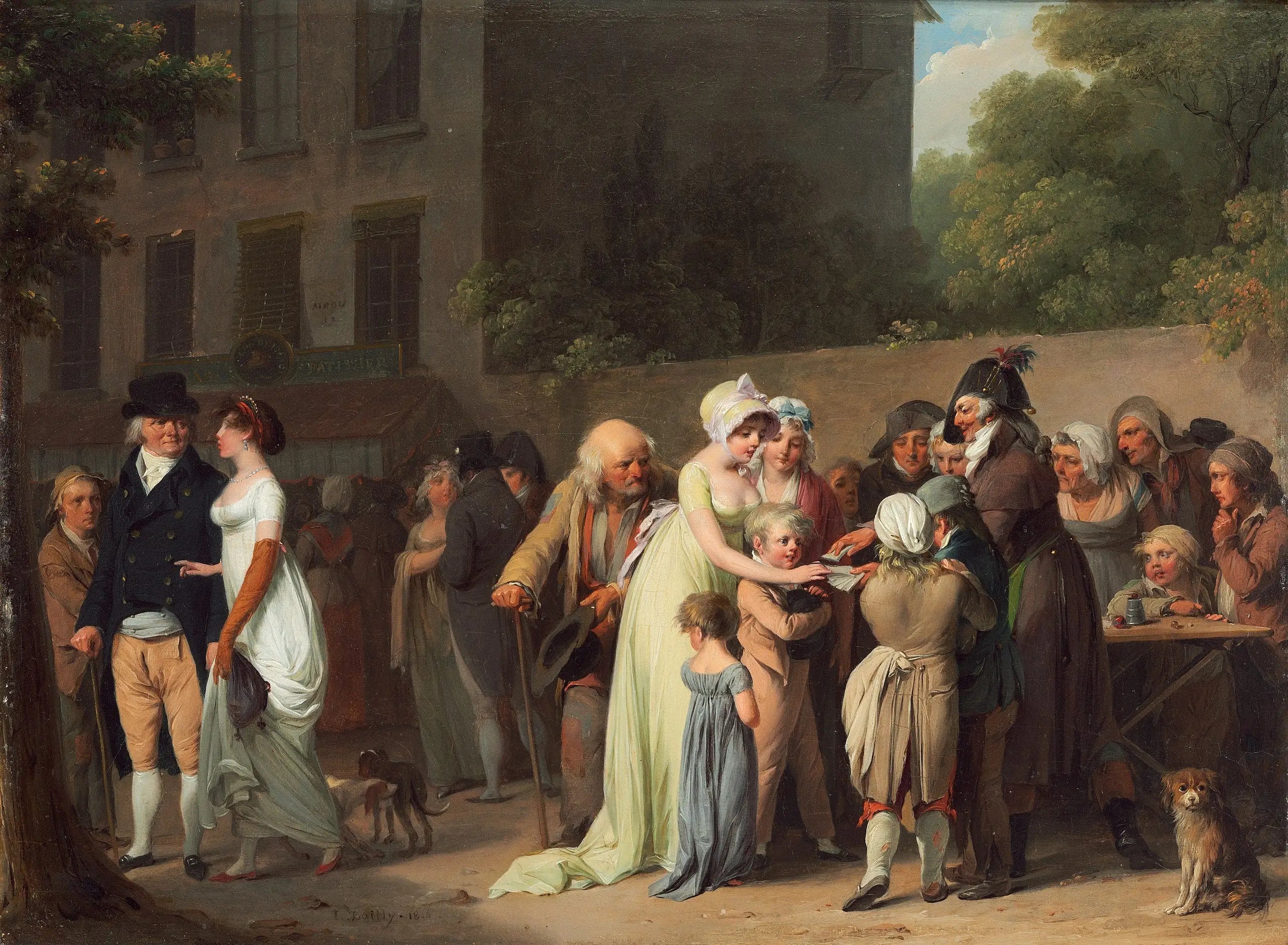 Le Tricheur du boulevard - Louis-Léopold Boilly - Alpha Reproduction