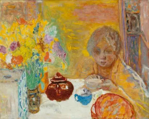 Reproduction du tableau « Le déjeuner - Pierre Bonnard » par Alpha Reproduction en peinture à l’huile