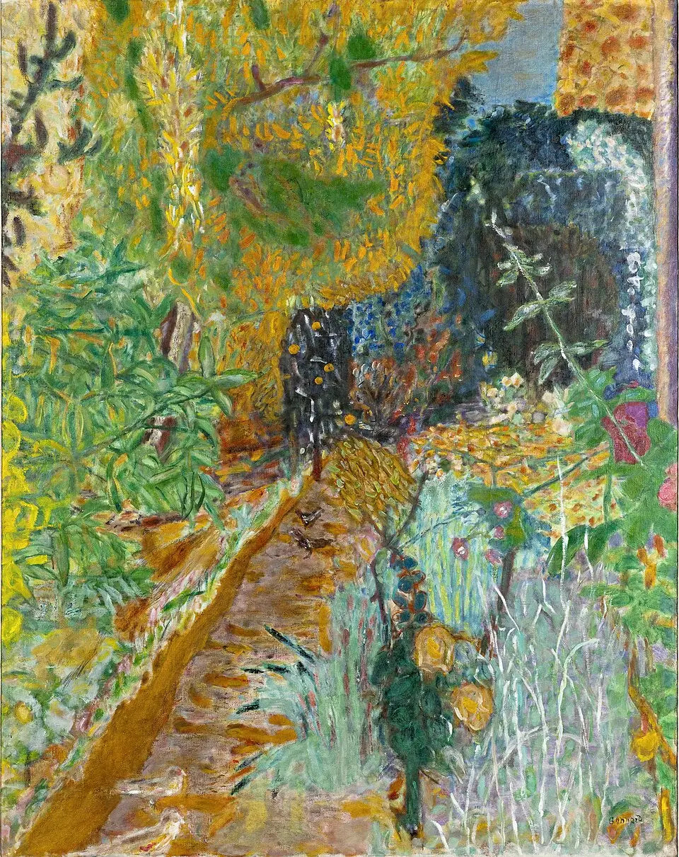 Reproduction du tableau « Le jardin - Pierre Bonnard » par Alpha Reproduction en peinture à l’huile
