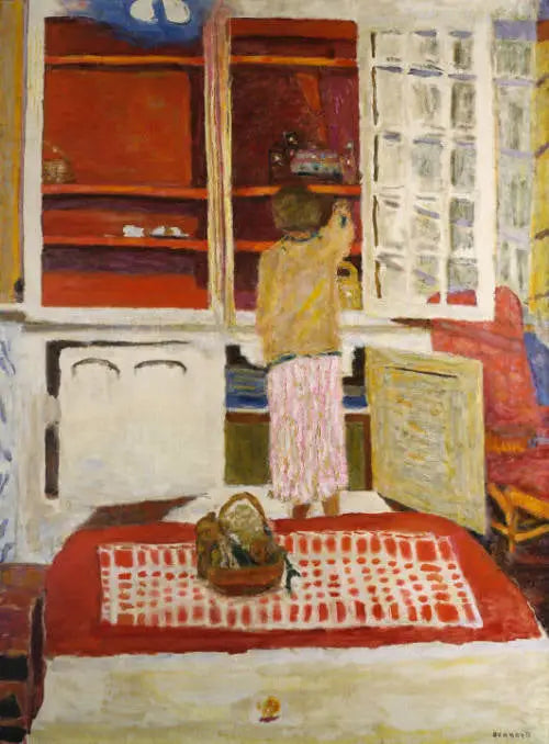 Det hvite skapet - Pierre Bonnard