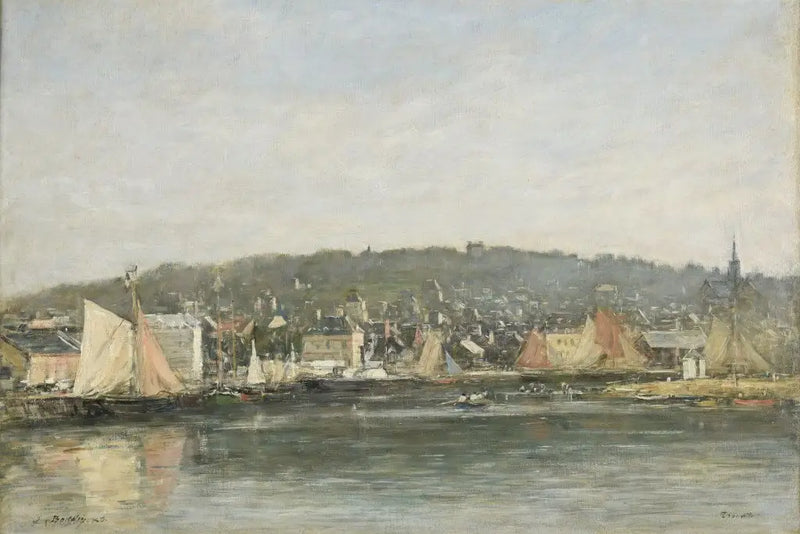 Trouville havn om morgenen - Eugène Boudin