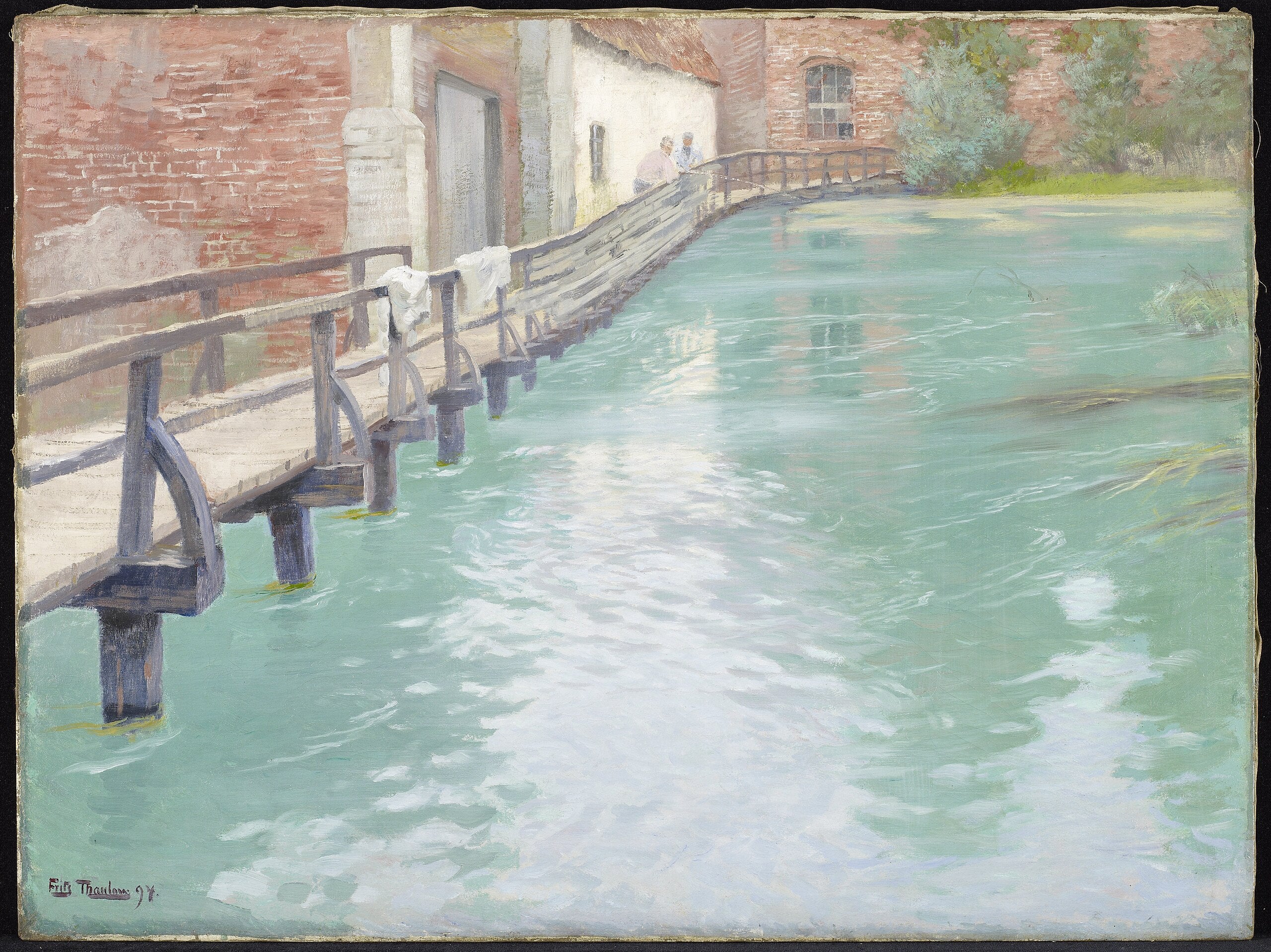 Les Moulins de Montreuil-sur-Mer, Normandie - Frits Thaulow