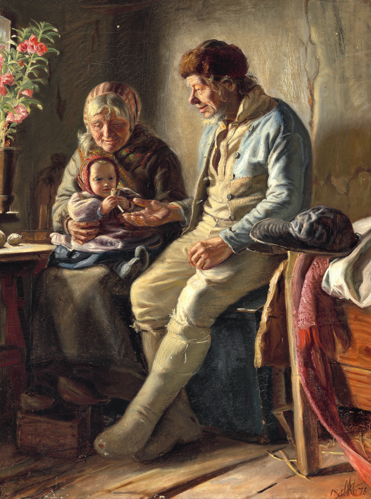 Les grands-parents. - Michael Peter Ancher - Alpha Reproduction
