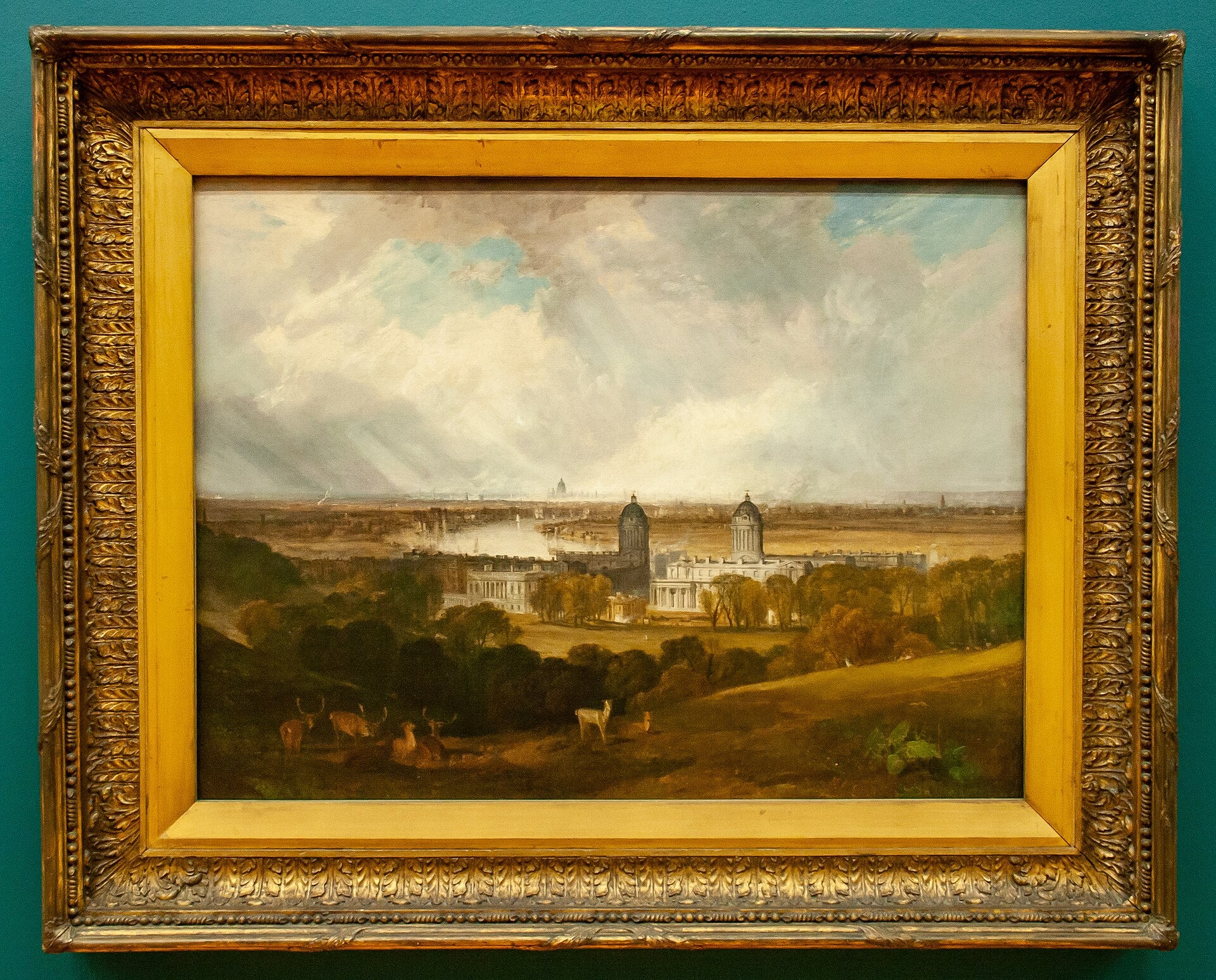 London fra Greenwich Park - J. M. W. Turner