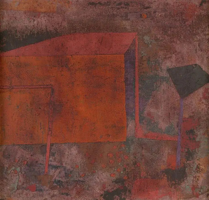 Maison rouge - Paul Klee - Alpha Reproduction