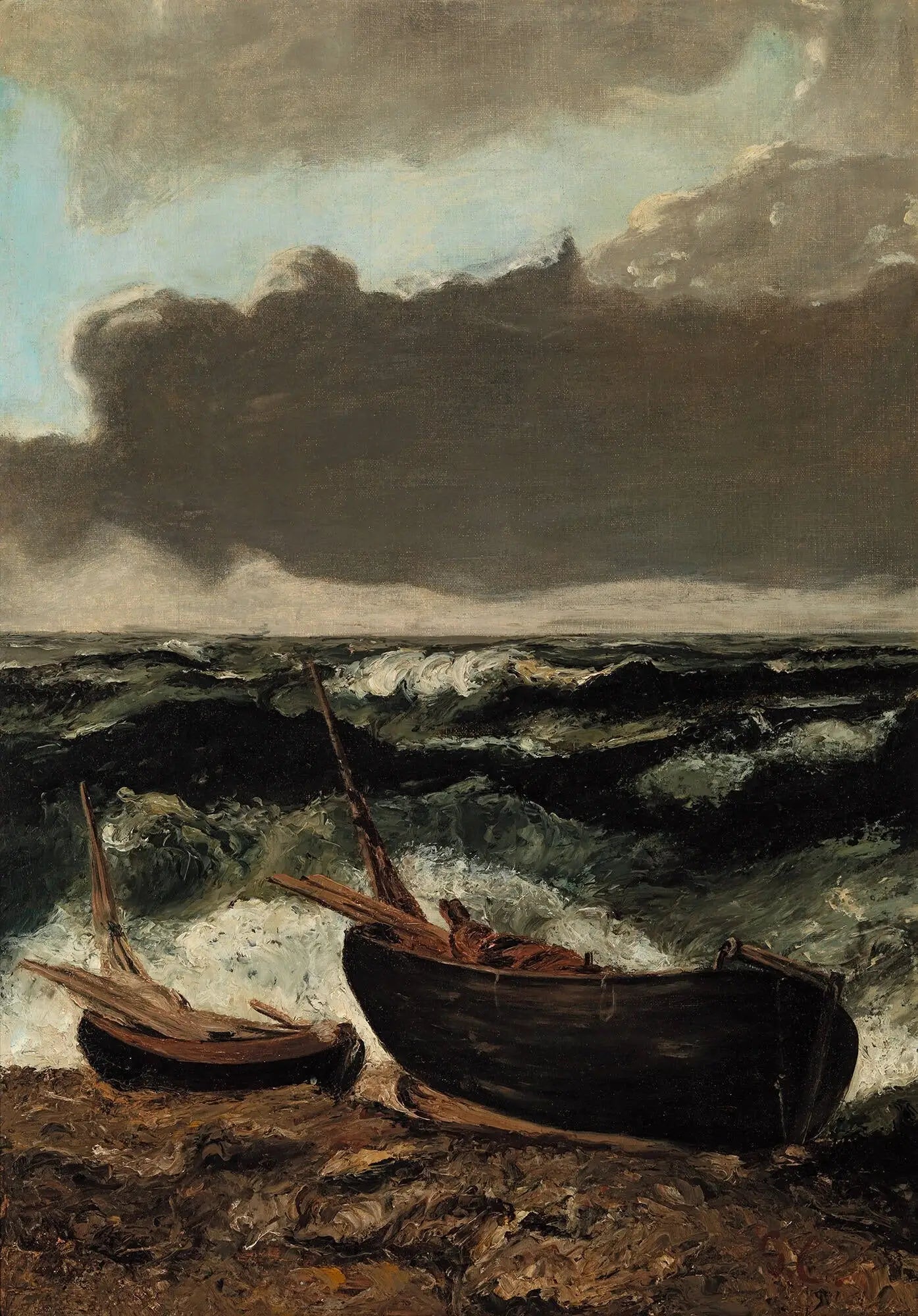 Marine. Tempête - Gustave Courbet - Alpha Reproduction