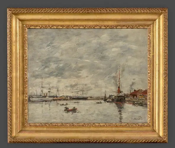 Marine par temps gris - Eugène Boudin - Alpha Reproduction