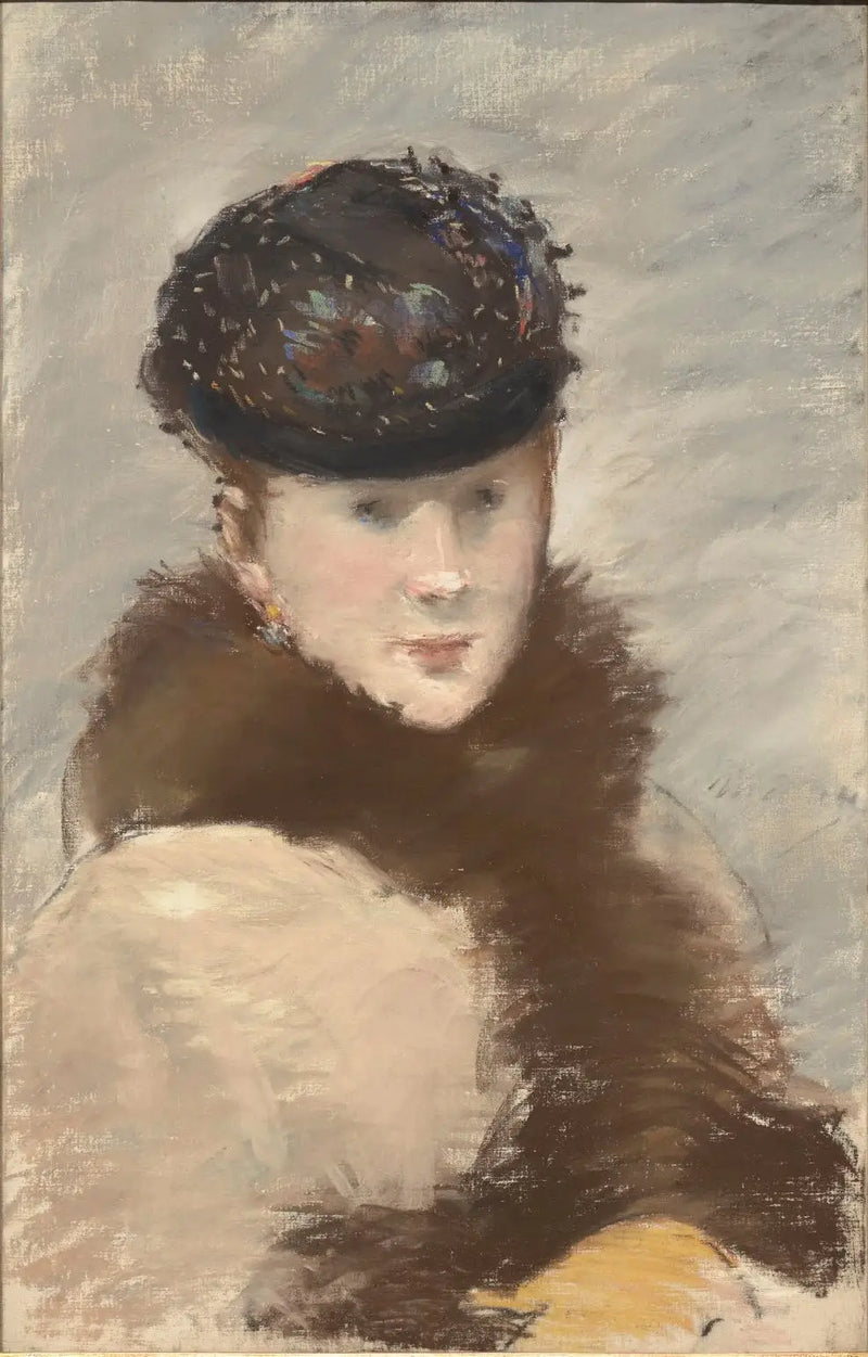 Méry Laurent med den lille hatten - Édouard Manet