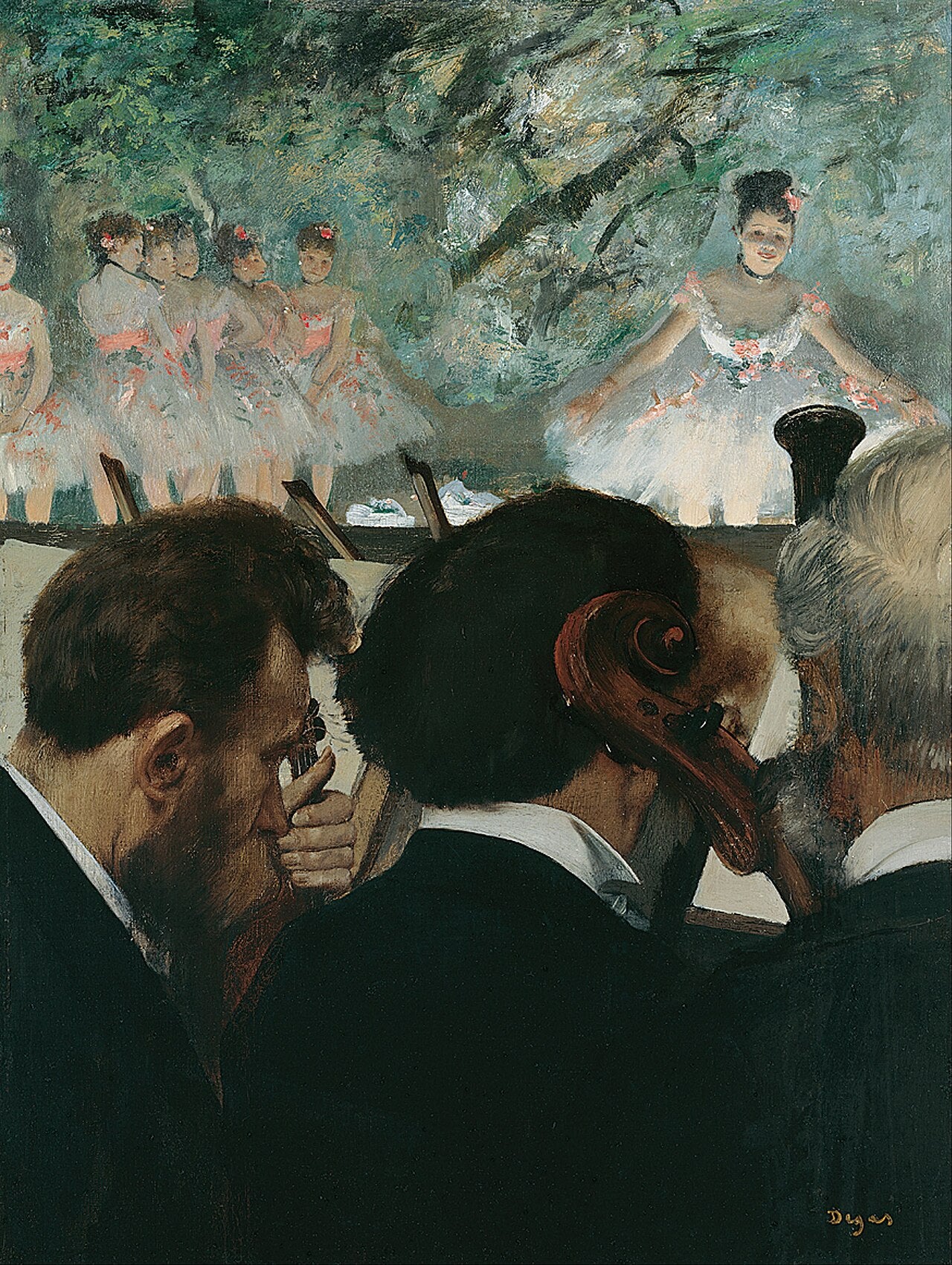 Musikere i orkesteret - Edgar Degas