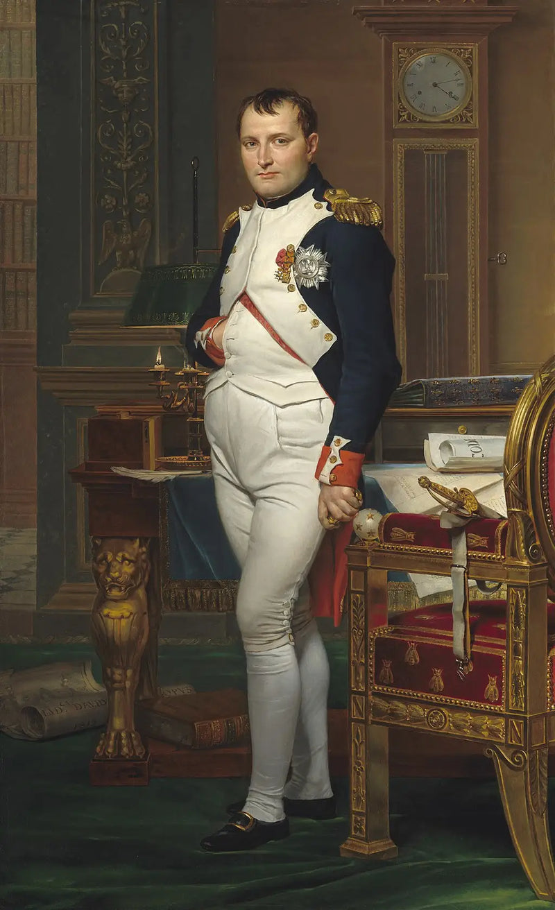 Napoleon på sitt arbeidsrom - Jacques-Louis David