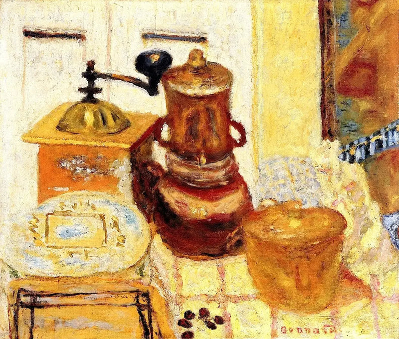 Stilleben: kaffekvernen - Pierre Bonnard