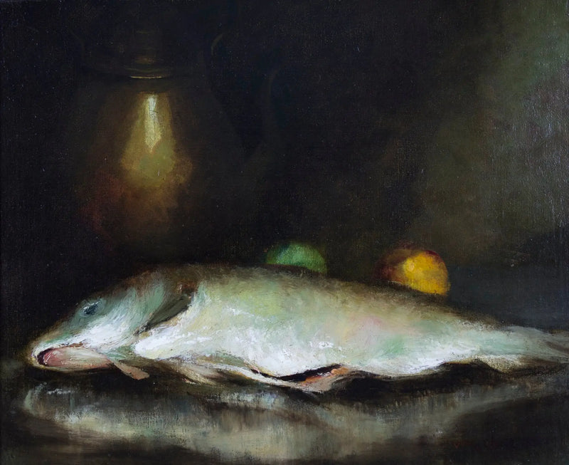Fiskemotiv - William Merritt Chase

Source:
Nature morte aux poissons - William Merritt Chase