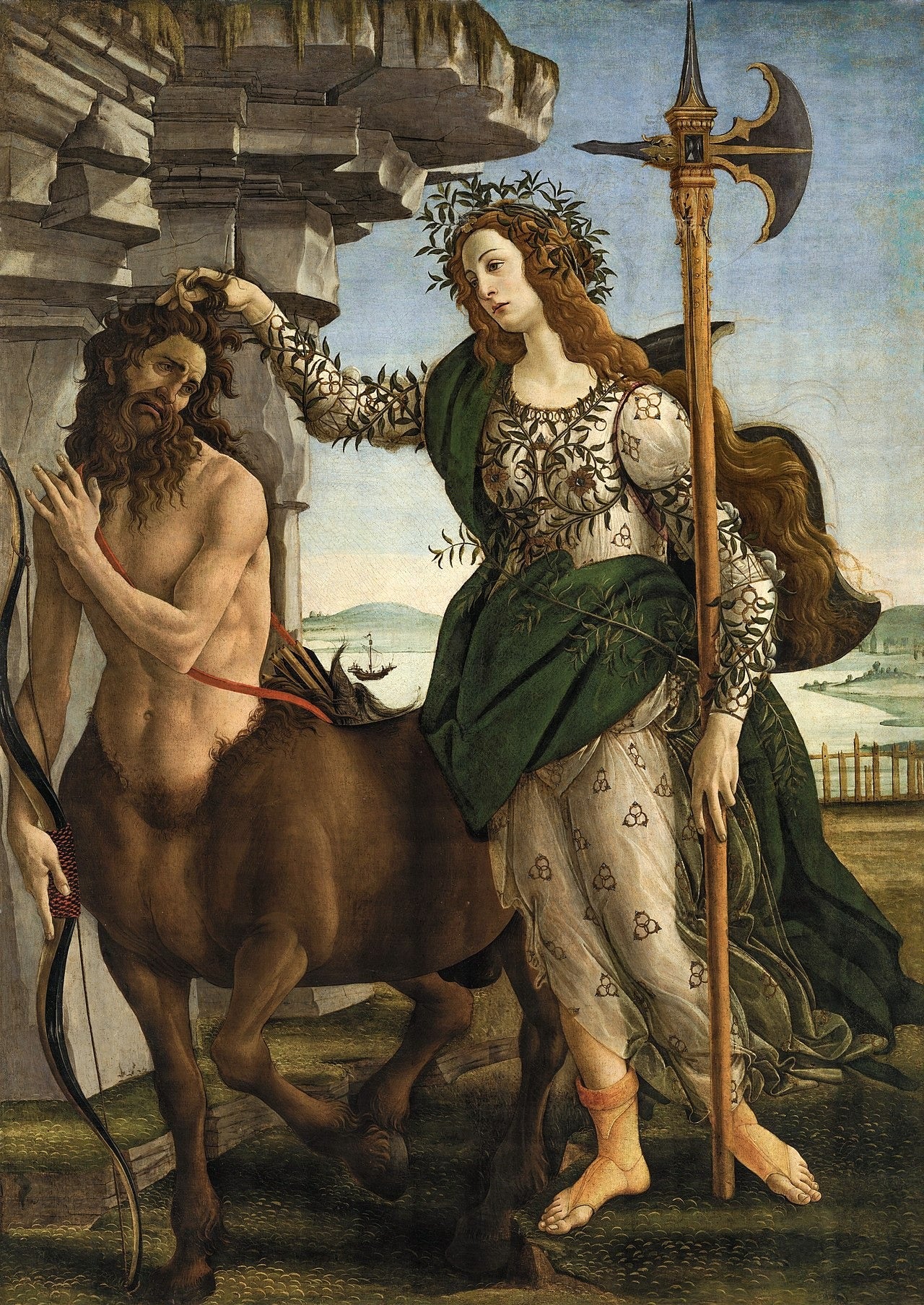 Pallas og Kentauren - Sandro Botticelli