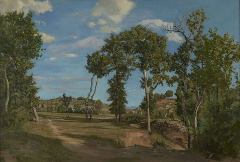 Landskap ved Lez - Frédéric Bazille
