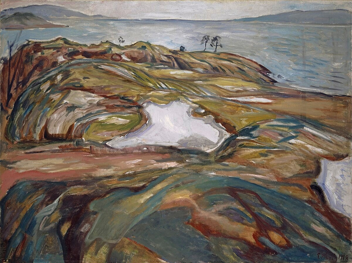 Kystlandskap - Edvard Munch