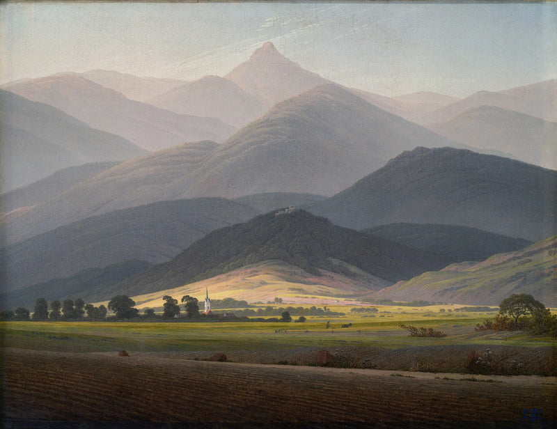 Fjellandskap - Caspar David Friedrich