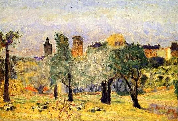 Landskap fra Cannet - Pierre Bonnard