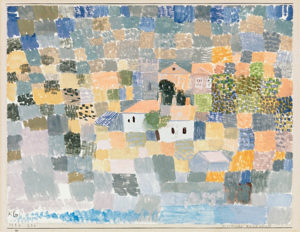 Siciliansk landskap - Paul Klee