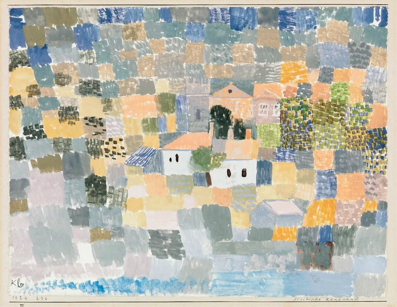 Siciliansk landskap - Paul Klee