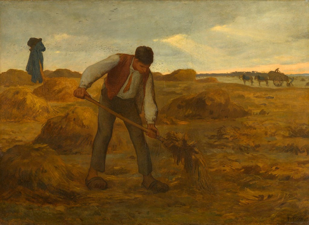 Paysan répandant du fumier - Jean-François Millet