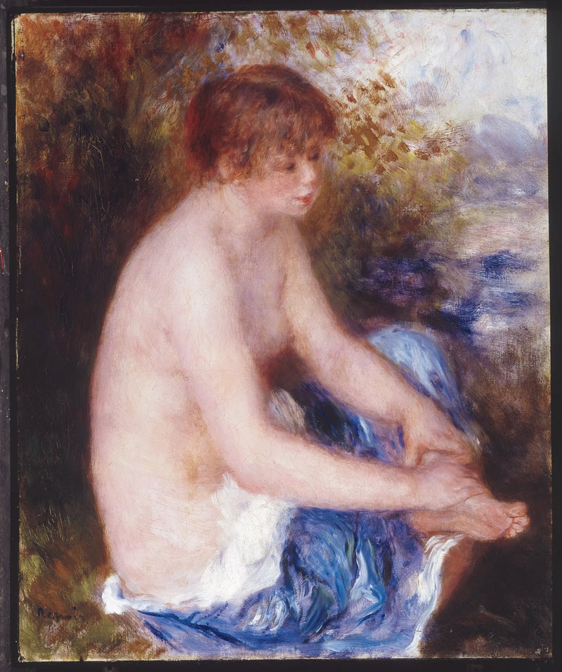 Liten blå naken - Pierre-Auguste Renoir