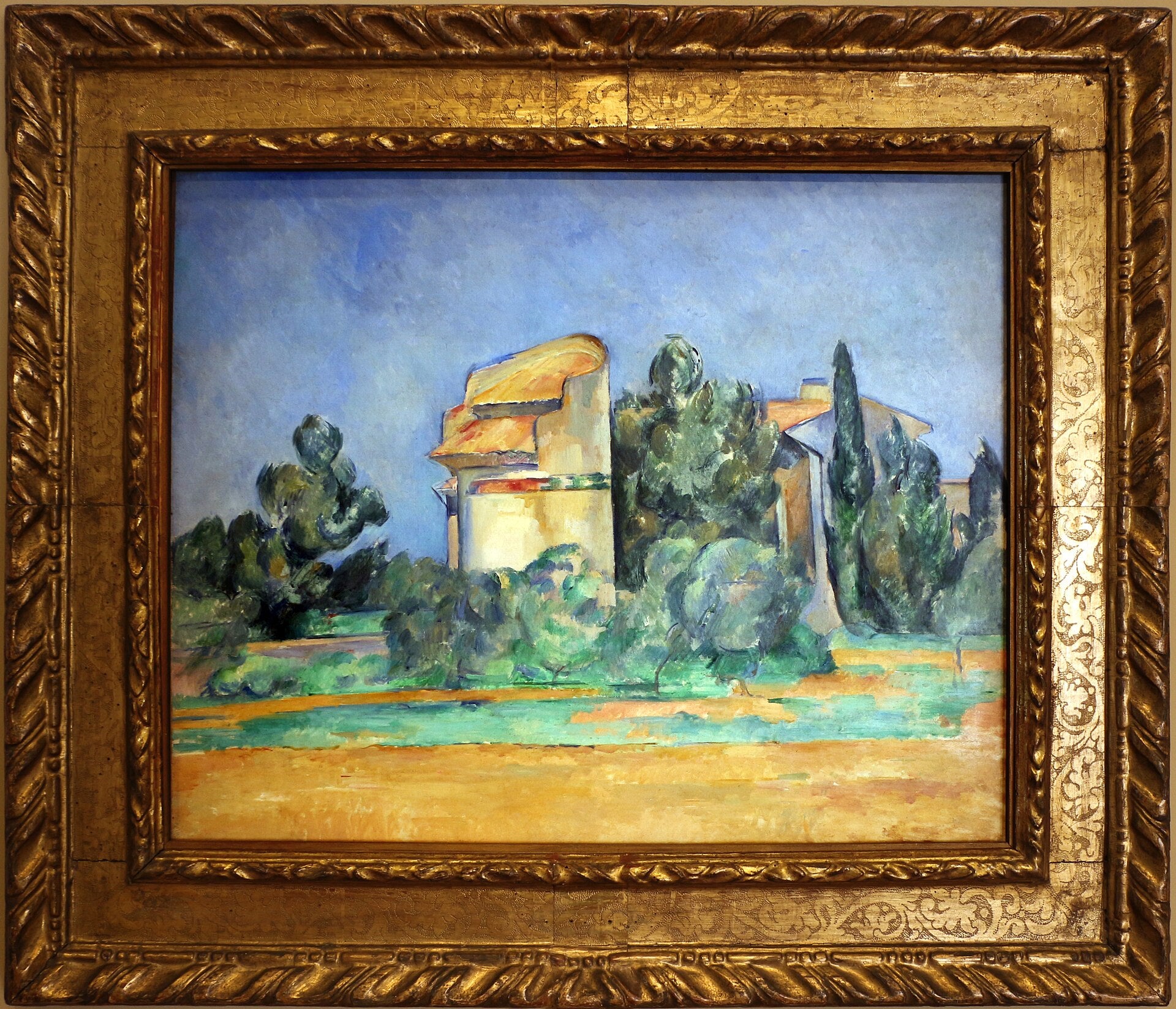 Duerhus i Bellevue - Paul Cézanne
