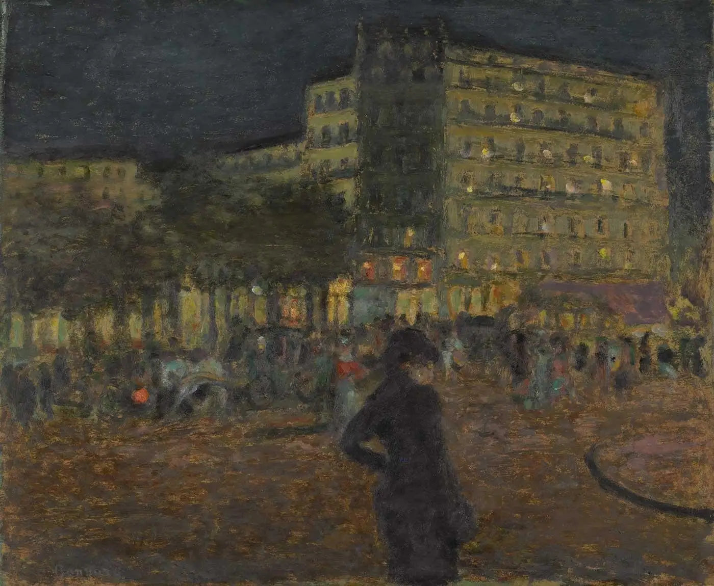 Reproduction du tableau « Place Pigalle - Pierre Bonnard » par Alpha Reproduction en peinture à l’huile