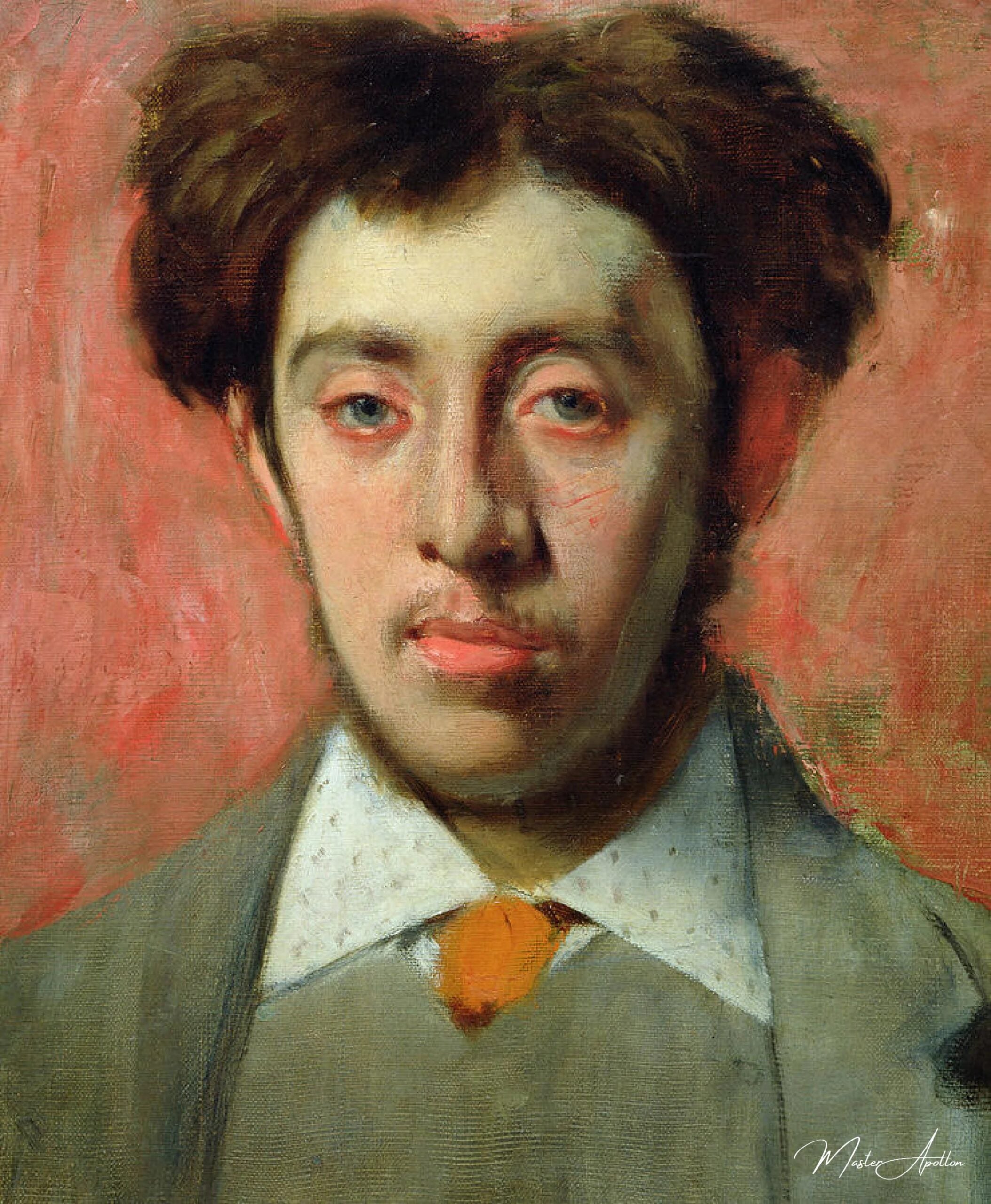 Portrett av Alberto Mélida - Edgar Degas