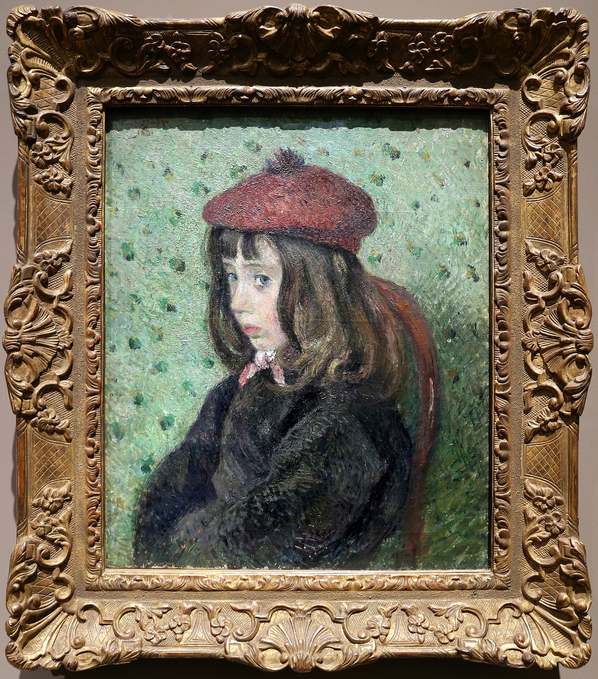 Portrett av Félix Pissarro - Camille Pissarro