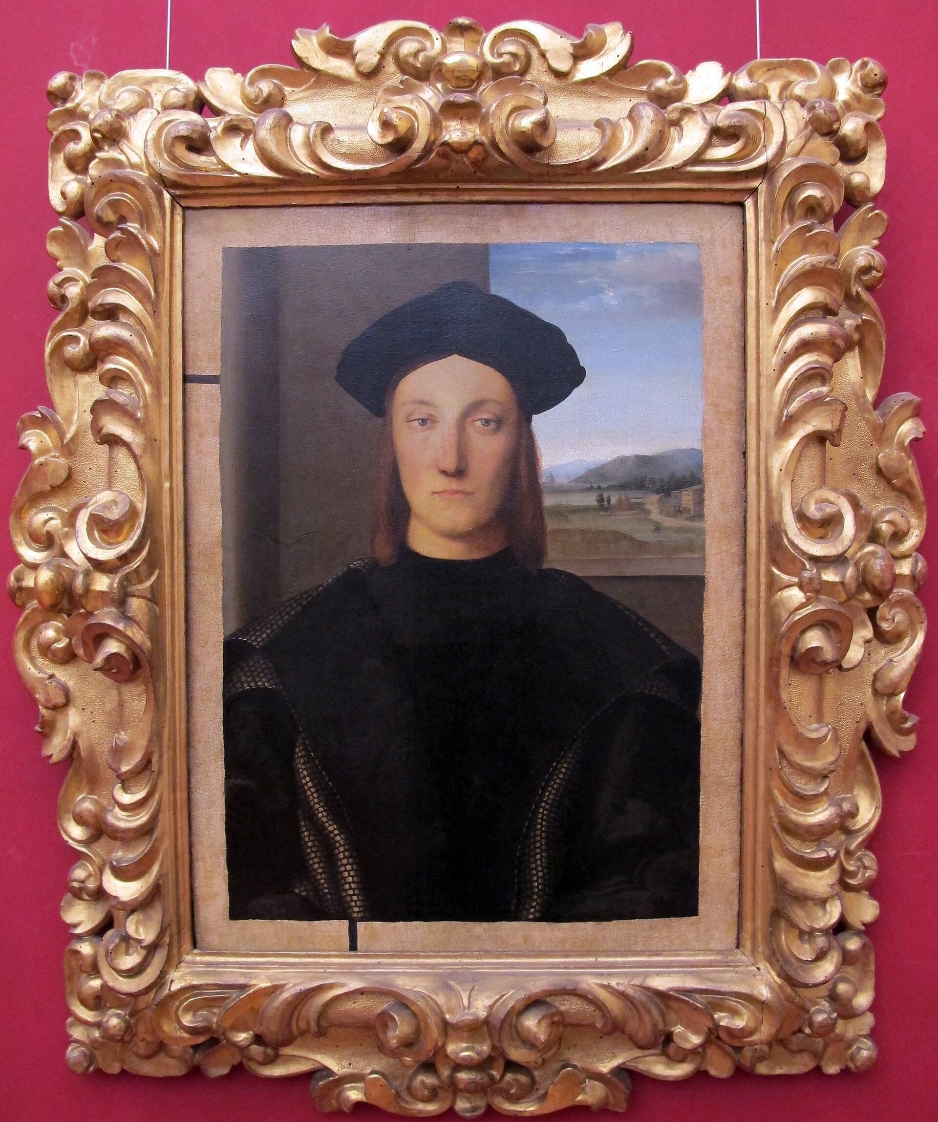 Portrett av Guidobaldo I av Montefeltro - Raphael Sanzio