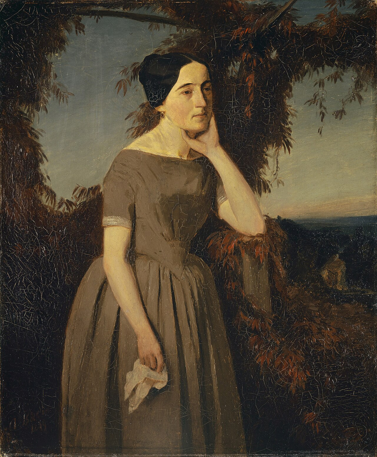 Portrait de Louisa Schmid - Arnold Böcklin