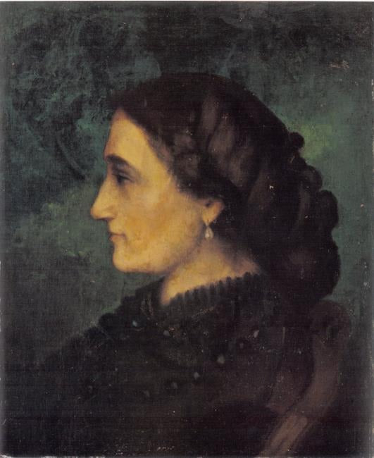 Portrait de Madame Joliclerc - Gustave Courbet