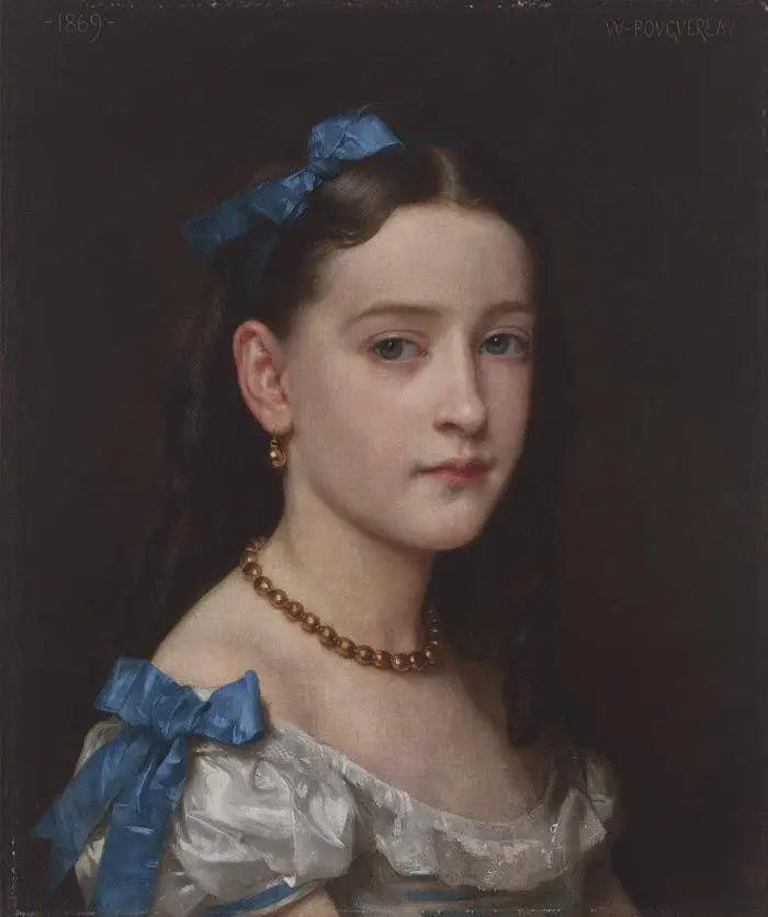 Portrett av frøken Martha Hoskier - Bouguereau