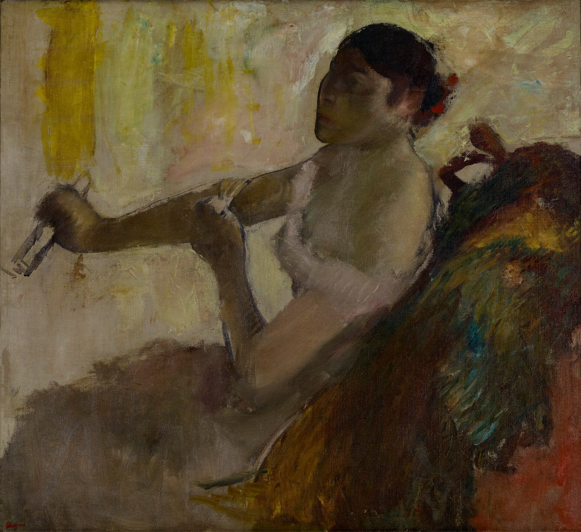 Portrett av frøken Rose Caron - Edgar Degas