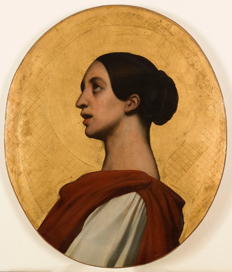 Portrett av Pauline Viardot som Sankt Cæcilie - Ary Scheffer