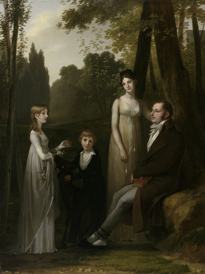Portrait de Rutger Jan Schimmelpenninck et famille - Pierre-Paul Prud'hon