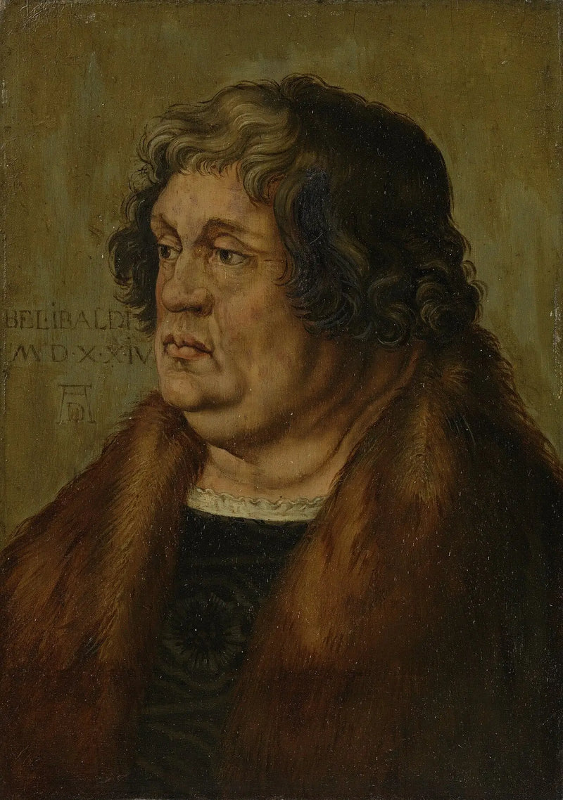 Portrett av Willibald Pirckheimer - Albrecht Dürer