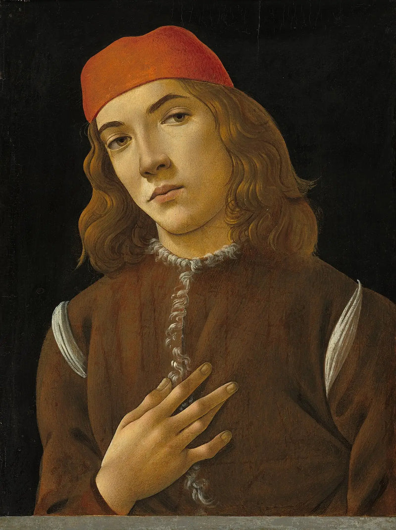 Portrett av en ung mann - Sandro Botticelli