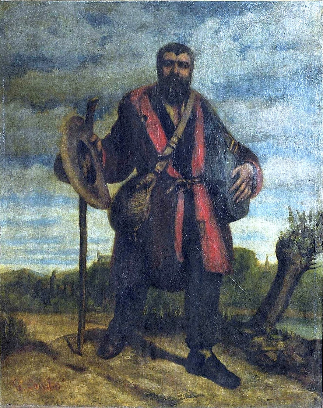 Portrait de l'apôtre Jean Journet partant à la conquête de l'harmonie universelle - Gustave Courbet
